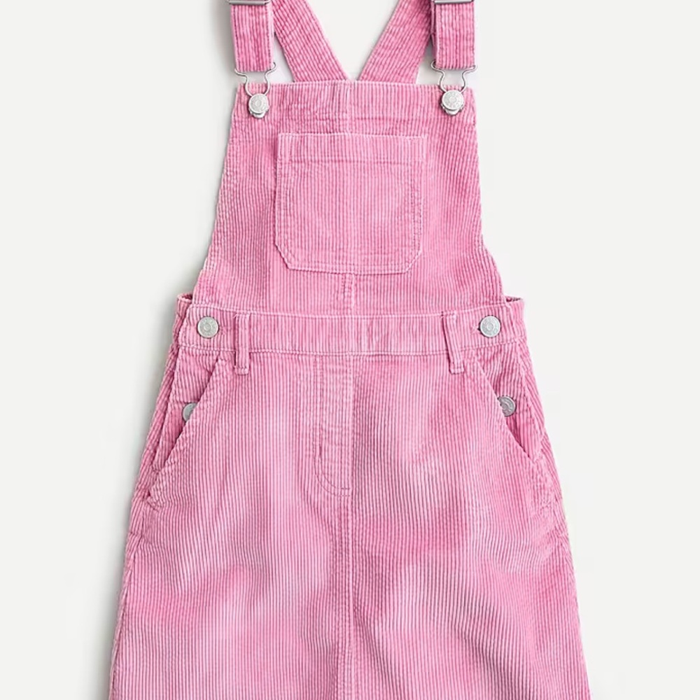Crewcuts Pink Corduroy Kids Overalls